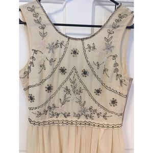 Flowy, maxi, embroidery beads ASOS dress